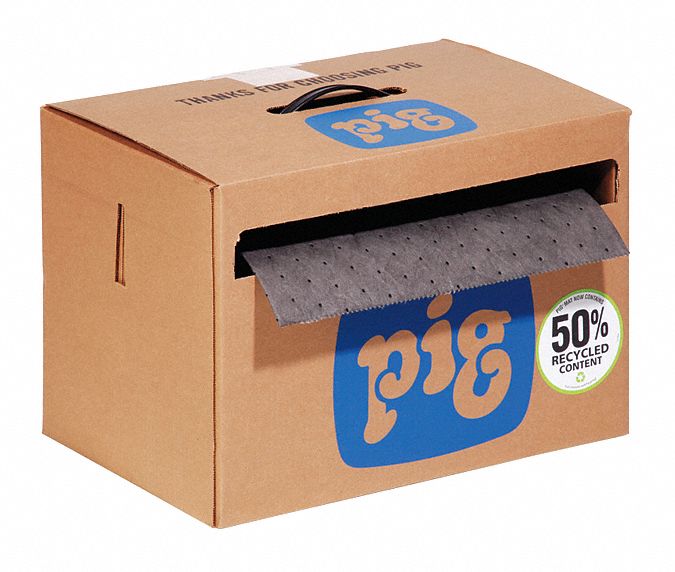 Absorbent Roll Universal Gray 75 ft.L
