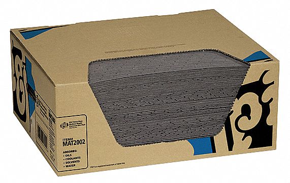 Absorbent Pad Universal Gray PK100