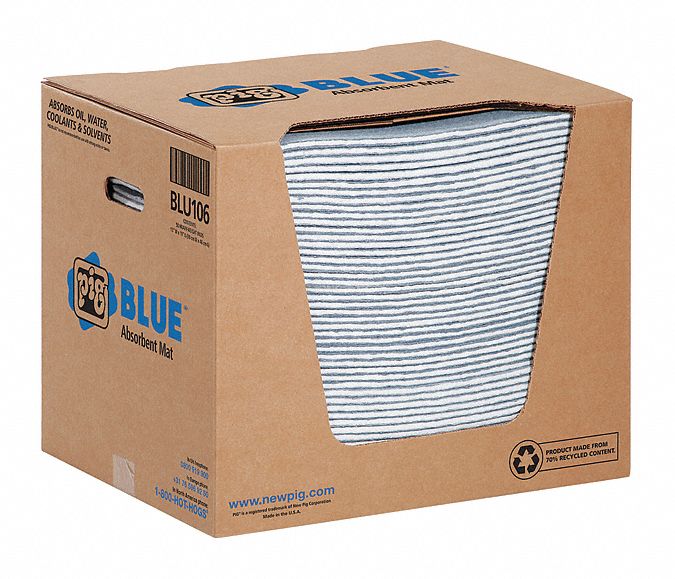 Absorbent Pad Universal Light Blue PK50