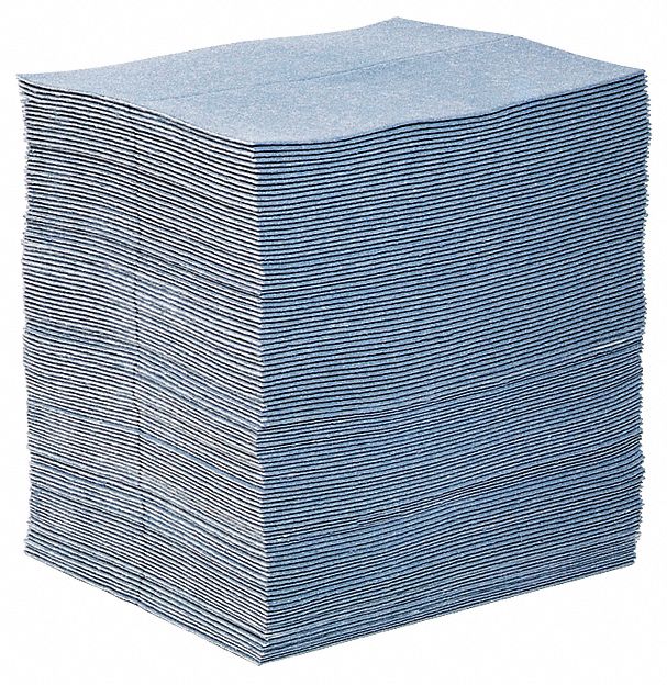 Absorbent Pad Universal Light Blue PK100