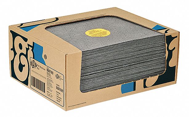 Absorbent Pad Universal Gray PK100