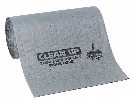 Absorbent Roll Universal Gray 75 ft.L