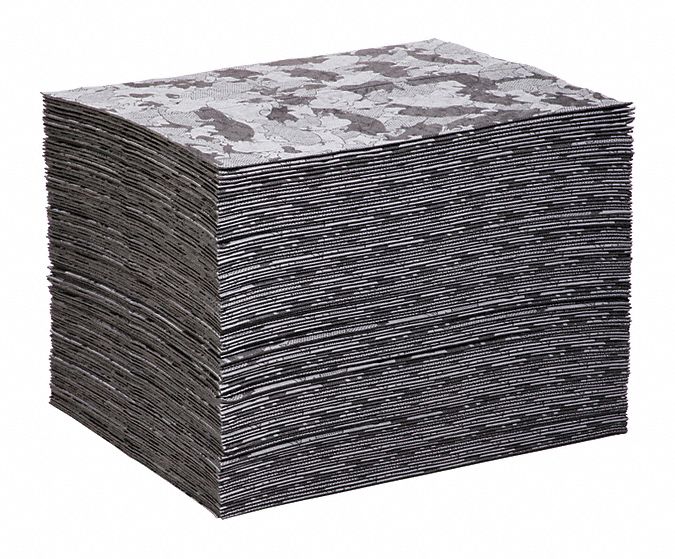 Absorbent Pad Universal Black/Gray PK100