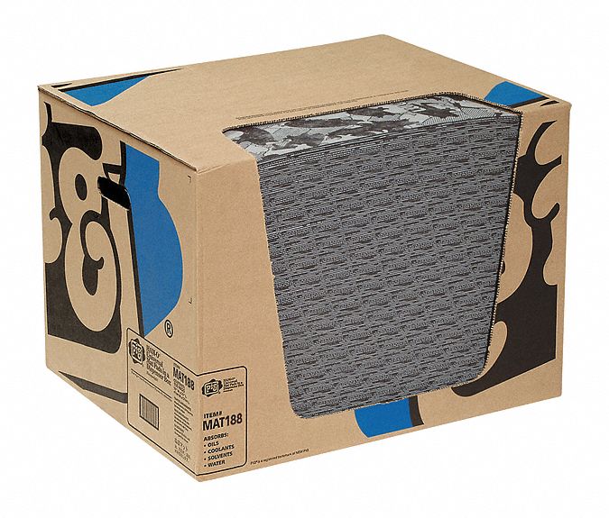 Absorbent Pad Universal Black/Gray PK200