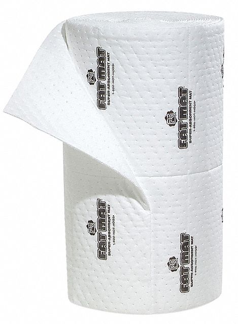 Absorbent Roll Oil-Based Liquids White