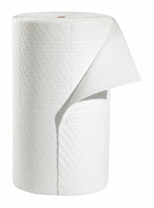 Absorbent Roll Oil-Based Liquids White
