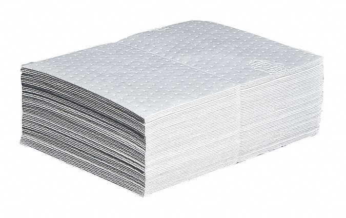 Absorb Pad Oil-Based Liquids White PK50