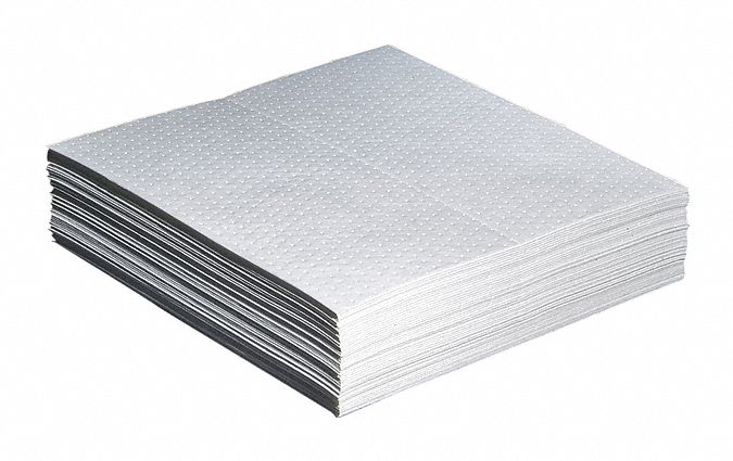 Absorb Pad Oil-Based Liquids White PK50