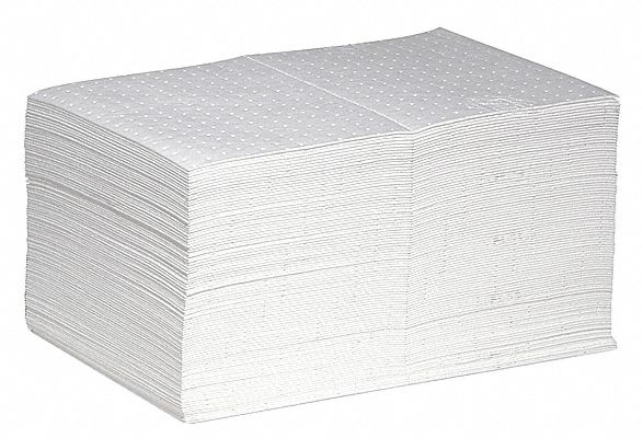 Absorb Pad Oil-Based Liquids White PK100