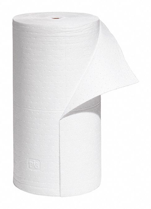 Absorbent Roll Oil-Based Liquids White