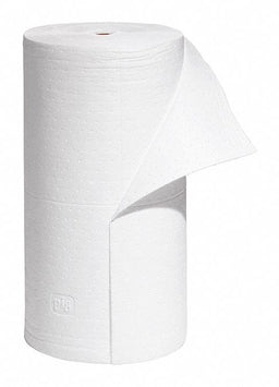 Absorbent Roll Oil-Based Liquids White