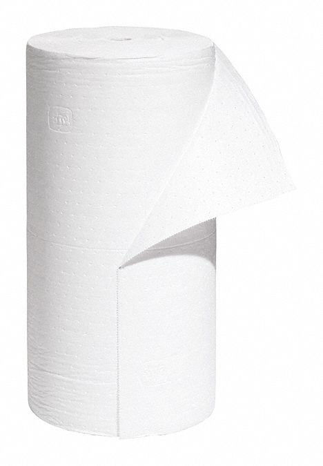 Absorbent Roll Oil-Based Liquids White