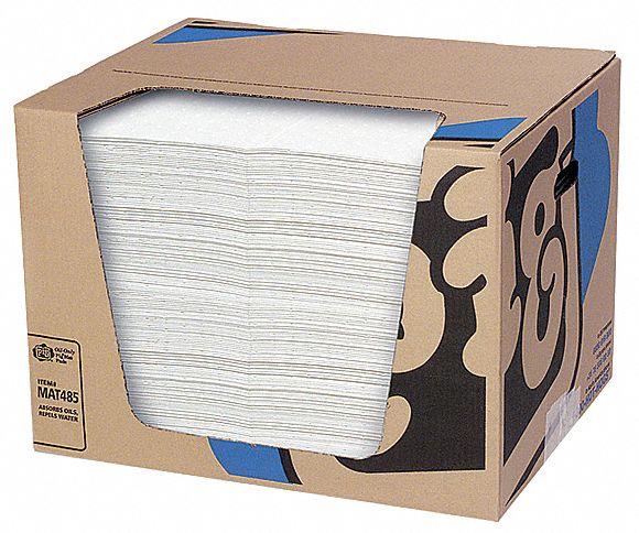 Absorb Pad Oil-Based Liquids White PK200