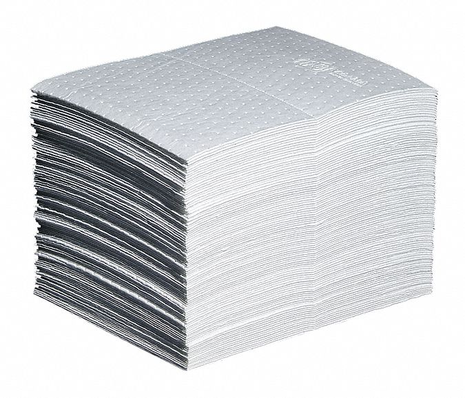 Absorb Pad Oil-Based Liquids White PK100