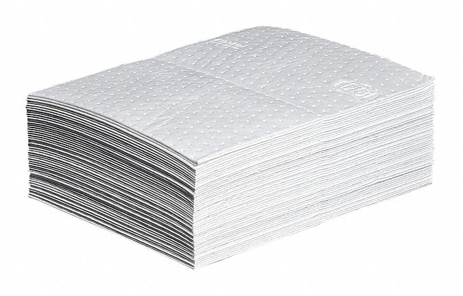 Absorb Pad Oil-Based Liquids White PK50