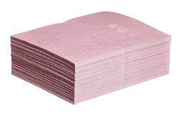Absorbent Pad Chem/Hazmat Pink PK50