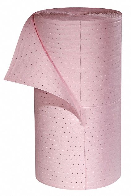 Absorbent Roll Chem/Hazmat Pink 300 ft.L