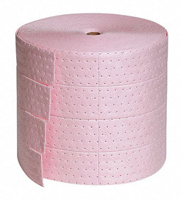Absorbent Roll Chem/Hazmat Pink 150 ft.L