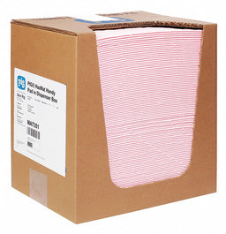 Absorbent Pad Chem/Hazmat Pink PK100
