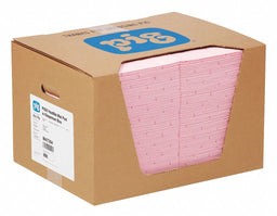 Absorbent Pad Chem/Hazmat Pink PK100