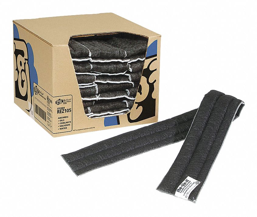 Absorbent Pad Chem/Hazmat Gray PK20