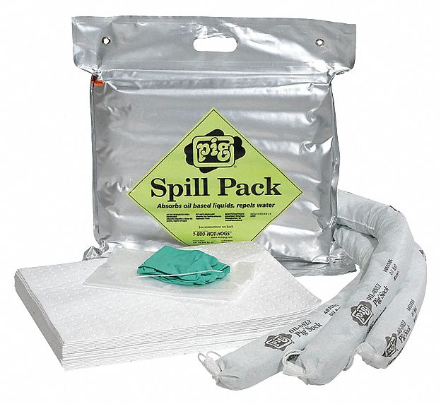 Spill Kit Oil-Based Liquids Silver