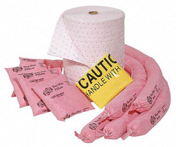 Spill Kit Refill Chem/Hazmat Pink