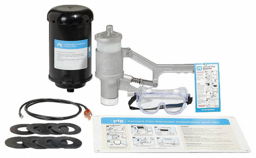 Aerosol Can Recycler Gray/Blue