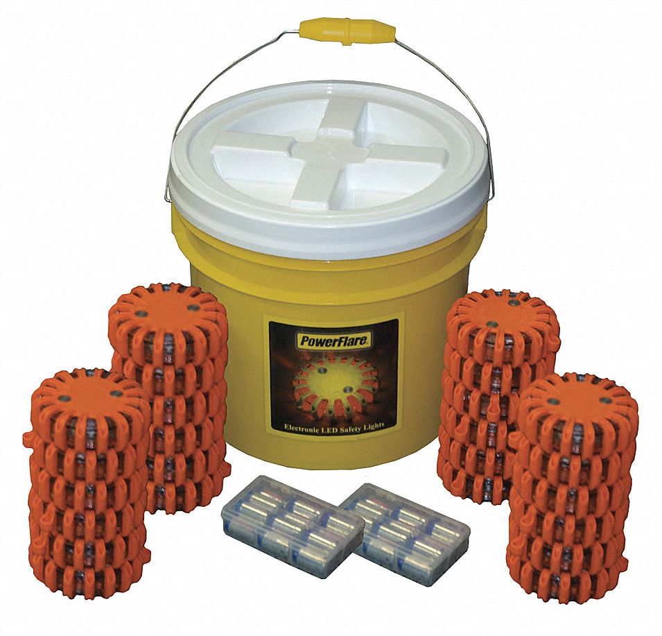 LED Safety Flare Kit LED Color Amber