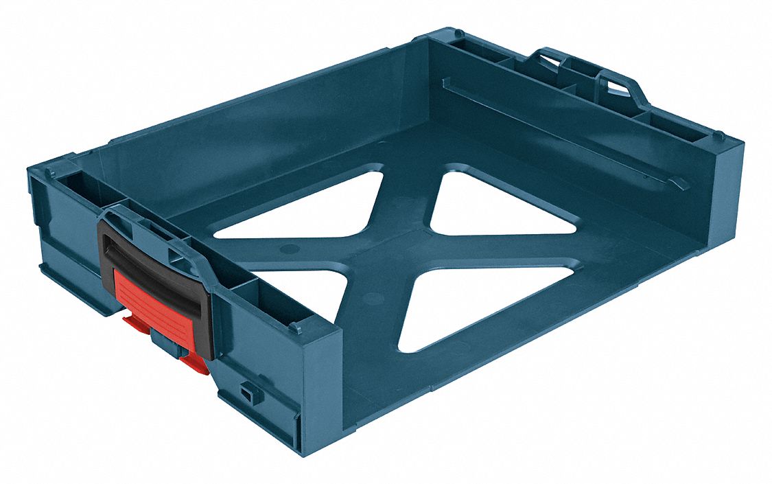 Portable Organizer Blue 4 in H