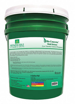 Mold Release Biodegradable 5 gal.
