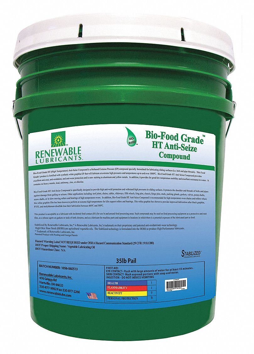 Food Grade Anti-Seize 35 lb Pail