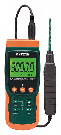 AC/DC Magnetic Meter/Data Logger LCD