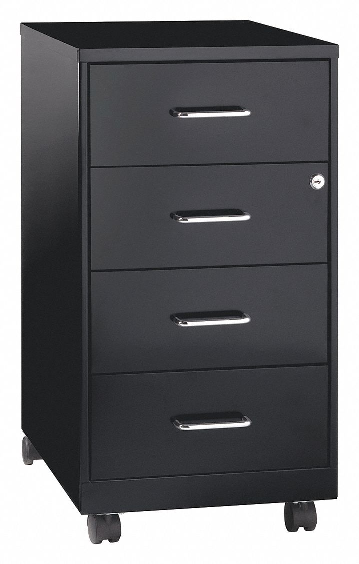 Vertical File Cabinet Black