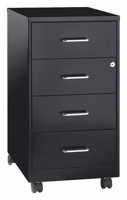 Vertical File Cabinet Black