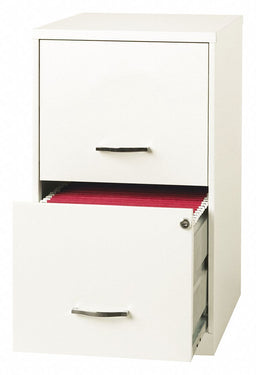 Vertical File Cabinet Pearl White
