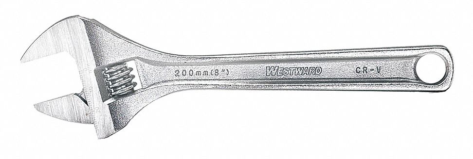 Adj. Wrench CV Steel Chrome 10