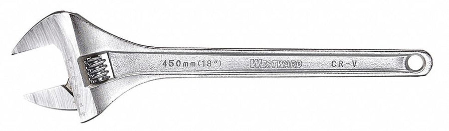 Adj. Wrench CV Steel Chrome 24