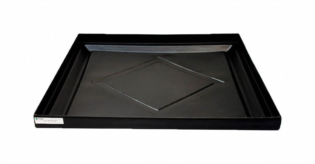Spill Tray Black 36 gal HDPE