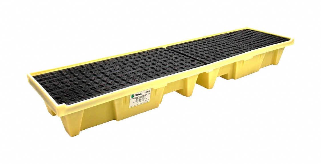 Drum Spill Containment Pallet 66gal Yllw