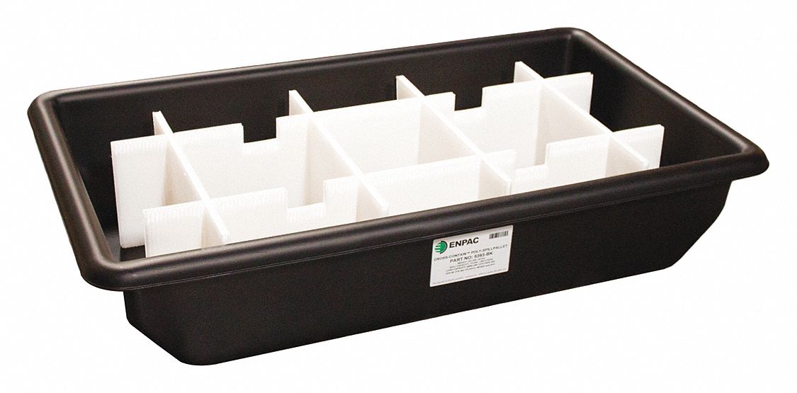 Drum Spill Containment Pallet 75gal Blk