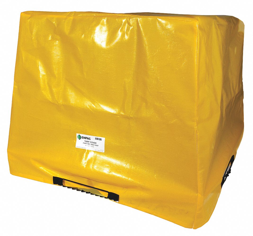 Tarp Cover 60inLx40inWx44inH PVC Yellow