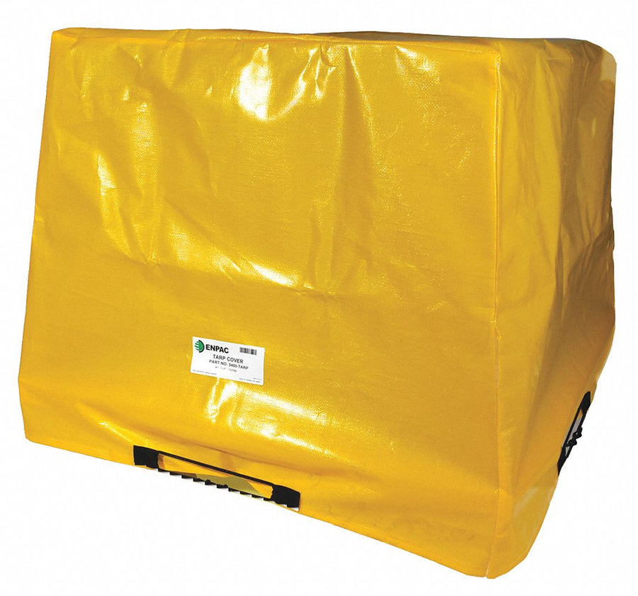 Tarp Cover 57inLx57inWx44inH PVC Yellow