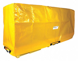 Tarp Cover 115inLx75inWx51inH PVC Yellow