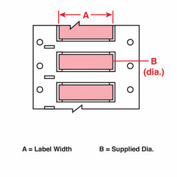 Wire Marking Sleeves 2 in W 0.235 in L