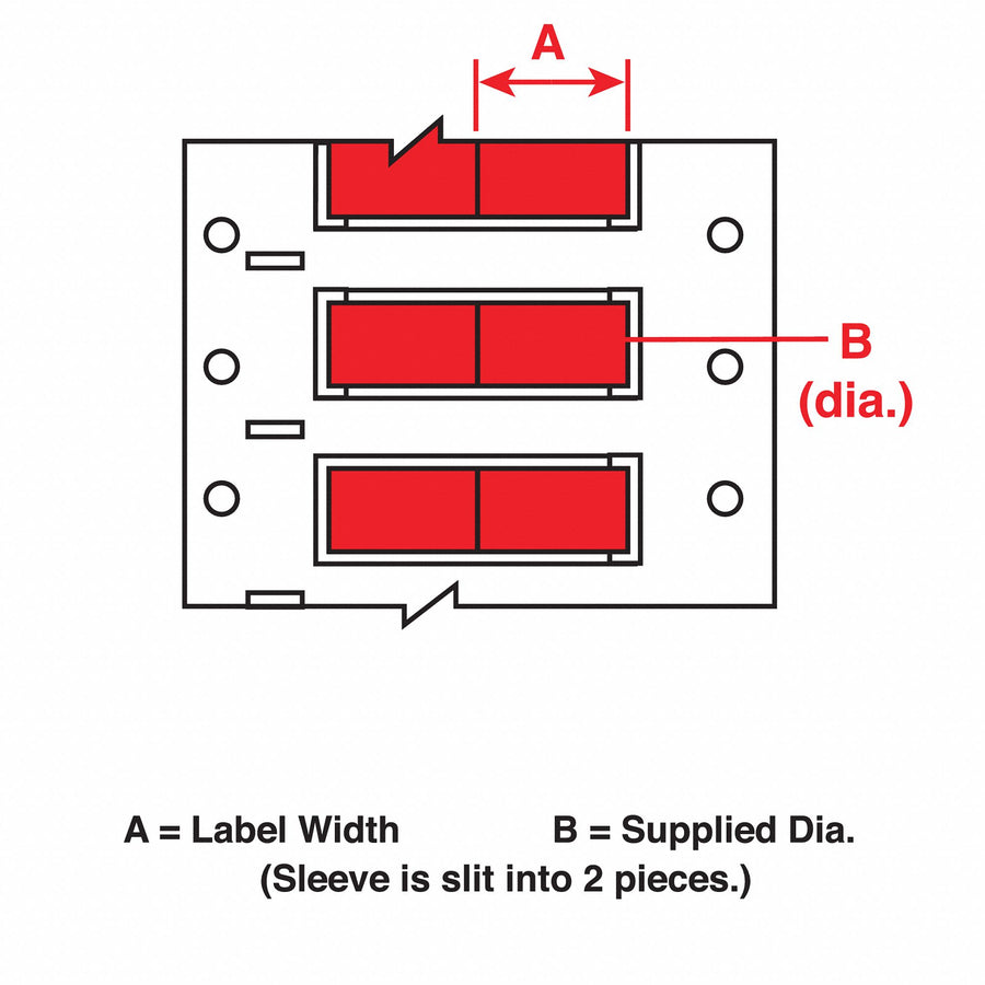 Wire Marking Sleeves 0.75In W 0.439In L
