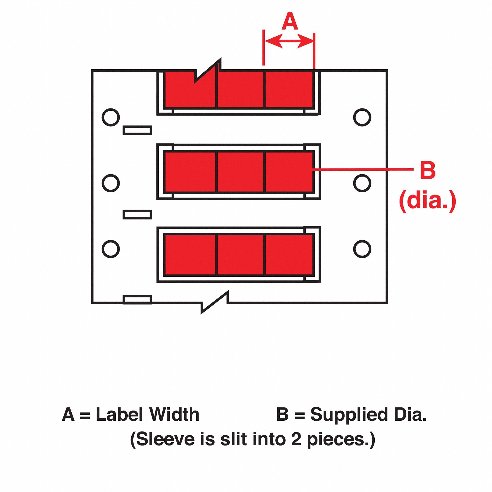 Wire Marking Sleeves 0.667In W 0.335In L