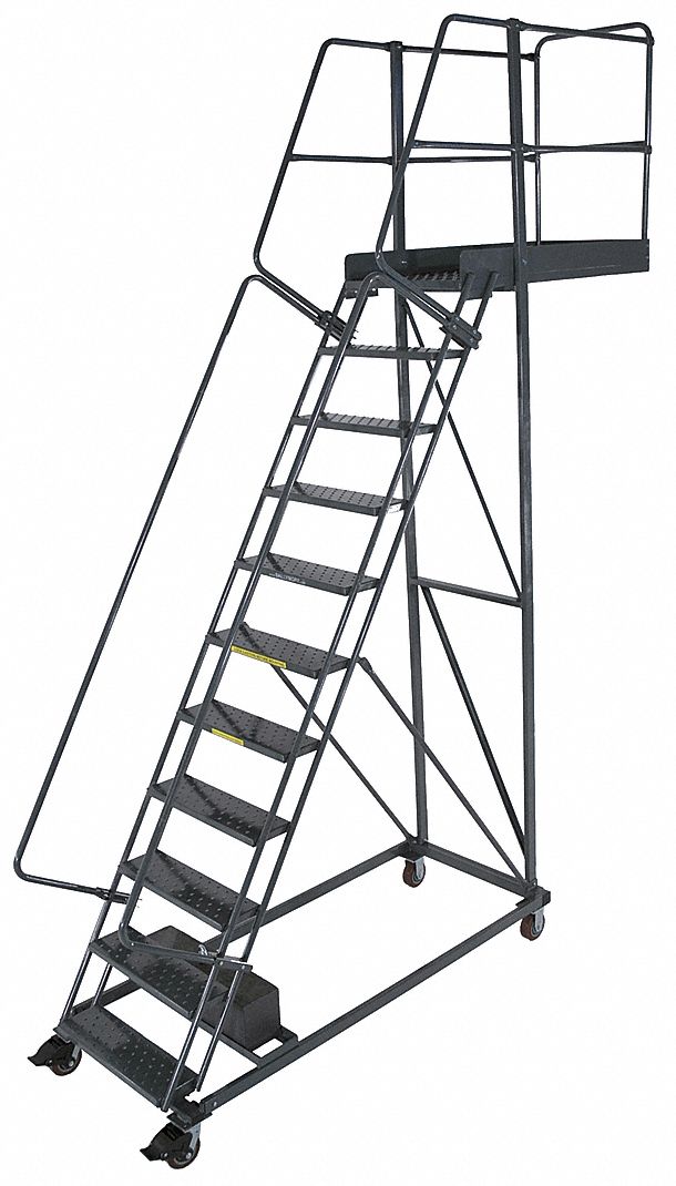 Cantilever Ladder 300lb 152in H 11 Steps
