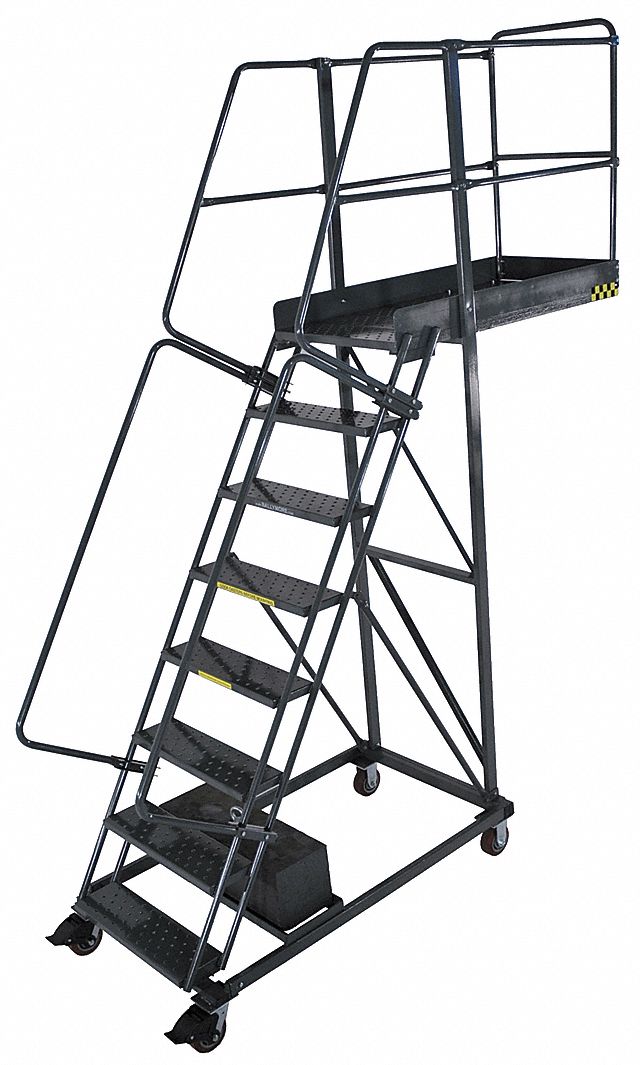 Cantilever Ladder 300lb 122in H 8 Steps