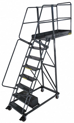 Cantilever Ladder 300lb 122in H 8 Steps